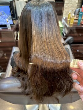 キャラ 池袋本店(CHARA) コテ巻き風パーマ×サロンソリューションで艶々カール♪【貴也】