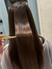【お得にキレイに】カット＋酸性ストレート＋高濃度生トリートメント