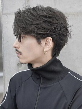 フィフス(fifth) 原宿フェザーショートメンズカットオールバックビジネスヘア30代