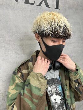 ネクスト 静岡店(NEXT) ブリーチケアパーマ　アンブレラカラー