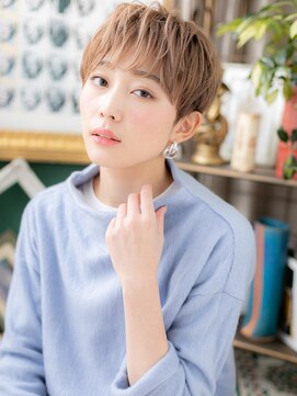 カバーヘア ブリス 川口(COVER HAIR bliss) ハイライトメンズライク刈り上げショートA3川口20代30代