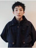 スパイキーショート/爽やかショート/束感モテる黒髪