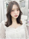 グレージュ　ショコラグレージュ　赤みなしカラー