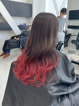 アライブ キチジョウジ(ALIVE Kichijoji) 【ALIVE吉祥寺】ワインレッドグラデーションカラー