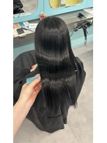 ノー バイ イオエ 西梅田(no. by ioe)&nbsp;ブリーチなしカラー/髪質改善/ミルクティーベージュ/小顔へア