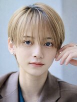 オーシャントーキョー サニー 原宿(OCEAN TOKYO Sunny)&nbsp;ハイトーンカラーフェザーパーマニュアンスパーマセンターパート