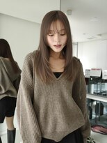 ノーム(NORME)&nbsp;"NORME人気no.1" ロングレイヤー×アッシュグレージュカラー