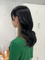 ローウェ 渋谷(Louwe) ホワイトベージュイヤリングカラー【Louwe 渋谷 mitsuki】