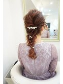 編みおろし　ヘアセット