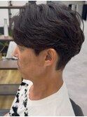 フェザーパーマ／ニュアンスパーマ／韓国マッシュ／我孫子/men's