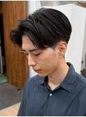 横浜メンズカットメンズパーマニュアンスパーマセンターパート