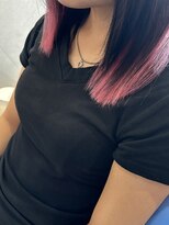 美容室 ダン エクセルシア(Dan) ★インナーの可愛いピンク色人毛プレミア編み込みエクステ