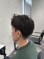 メンズサロンドットリアン(dot. lien)&nbsp;ショートヘアアップバングスタイル【町田/町田駅/MEN'S】