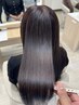 【朝のお手入れ-10分】カット+酸性ストレート→25850
