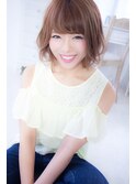 アンジュヘアー　うざバング　エアリーショート