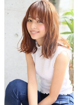 ロエナ(ROENA) 20代30代40代50代小顔カット黒髪ワンレンボブルフネビージュ前髪