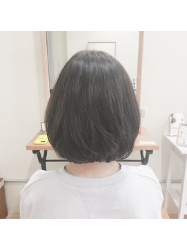 ベル 東十条(Belu) 残りのパーマを活かした抜け感ボブ♪【美容室Belu東十条店】
