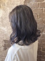マギーヘア(magiy hair) [meyou]アッシュグレー ブルーラベンダーグラデーション