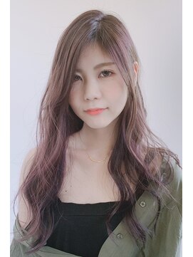 スイート ヘアデザイン(Suite HAIR DESIGN) 《Suite》カシスラベンダー×ロングレイヤー/バレイヤージュ