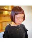 boscoあべ  ラウンドまゆ上ボブ