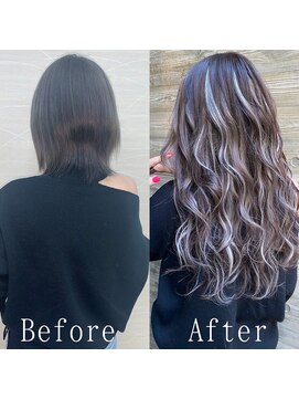 エクステ専門店あるじゃんすー 柏店 ダークアッシュ×ホワイトアッシュ#シールエクステ#美髪#柏