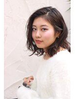 ヘアリゾート エーアイ 原宿(Ai for men) 20代30代40代50代 色っぽふんわりミディの重軽ウェーブヘア♪