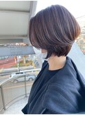 ［OCEAN　Hair&Life]くびれヘア/前髪なしショート/くびれボブ