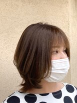 ローレン(LOREM)&nbsp;くびれネオウルフ/レイヤーカット/ひし形シルエット/くびれヘア