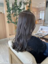 アドラーブル 松崎店(adorable) 20代30代大人可愛いうるツヤ髪毛先パーマナチュラルロング