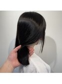 高保湿ケア×ミディアム×ブルーブラック×髪質改善カラー