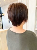 キャアリー(Caary)&nbsp;福山市美容室Caary人気 秋冬ショートヘア襟足スッキリショート