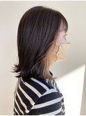 イヤリングカラー ミルクティー
