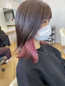 シカ 神戸三宮元町店(Cica) インナーカラー  神戸 三宮美容室 髪質改善 トリートメント
