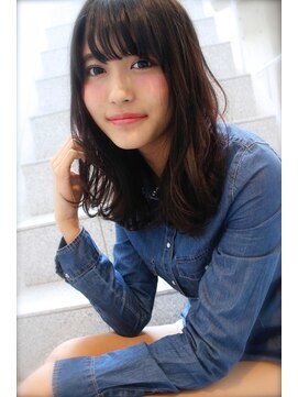 バルバオ サロンドベレーザ 大須(BALBAO salon de belleza) 【BALBAO大須】ナチュラル黒髪ゆるふわスタイル