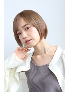 ヘアーアンドメイク エクリ 不動前店(Hair&Make equri) ハイトーンボブ