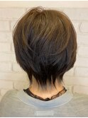 裾カラーショートスタイリングダブルカラー