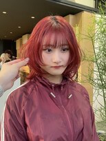 ゼスト 吉祥寺店(ZEST)&nbsp;ブリーチベースで作る暖色カラー/吉祥寺石川ひな/顔周りレイヤー