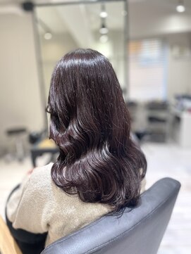 リベラ(LIBERA) レイヤーロングレッドブラウン韓国ヘアくびレイヤー★TARO