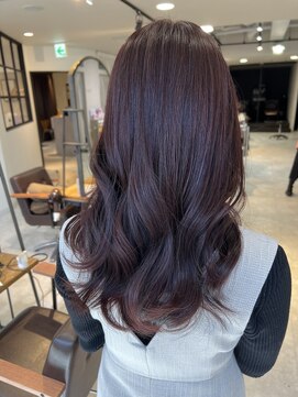 リコ ヘアアンドリラクゼーション 名駅店(LICO HAIR＆RELAXATION) 【LICO】ピンクブラウンbyコモト ハルキ　トリートメント