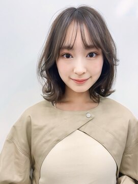 ティア(Tia.) ボブ/グレージュ/韓国風/髪質改善トリートメント/縮毛矯正