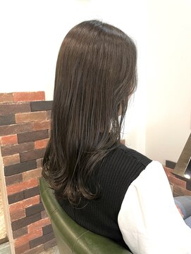 リノナ(Linona) ★似合わせカットグレーベージュ髪質改善インナーカラー前髪