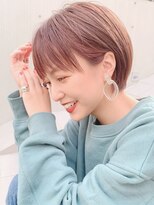 ロシェ 横浜店(loche)&nbsp;デザインカラーウェットヘア×顔周りショート×横浜