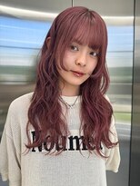 ジルスタジオ(JILL STUDIO)&nbsp;JILL STUDIO レイヤーカット/セミロング/ピンクブラウン