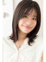 カバーヘア イヴ 戸頭店(COVER HAIR EVE)&nbsp;ショコラアッシュ外ハネくびれヘア小顔ネオウルフZ戸頭30代40代