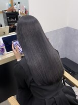 フレームプラス なんば駅前店(FRAME+)&nbsp;酸性ストレート/グレーブラック