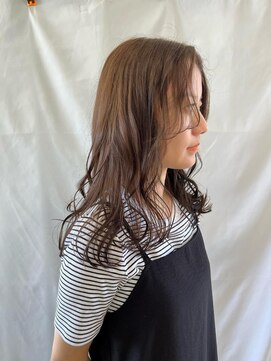 サラ 新宮店(SARA) ブリーチなし明るめグレージュカラー