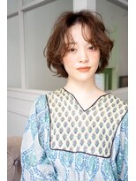 マグノリア オモテサンドウ(MAGNOLiA Omotesando)&nbsp;Sカールのくしゃっと軽やかボブパーマ・・・HINATA