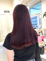 オブジェ シエル(obje't ciel)&nbsp;【obje’t ciel】ブラウンレッド/丸みロング【山口紗季】