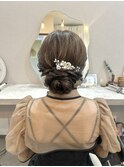 人気No. 1＊ロング♪定番お呼ばれゆるふわアップ