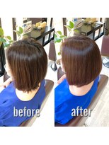 グリーン(Glean)&nbsp;簡単スタイリング♪艶髪前下がりボブ